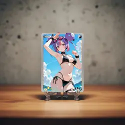 Sexy Custom Beautiful Waifu Card - Custom Full Art - Fan Card | Trainer - Image 1