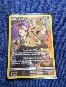 Mimikyu (Secret) 245/236 Sm-Cosmic Eclipse Holo Pokemon Card -FAST FREE SHIPPING - Image 1