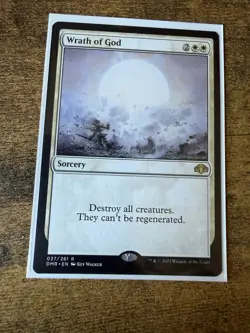 MTG Regular Wrath of God Dominaria Remastered Rare NM - Image 1