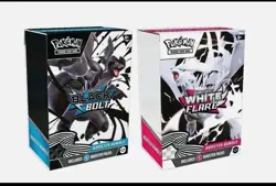 Pokemon Black Bolt and White Flare Booster Bundle Set of 2 Sealed New - Image 1