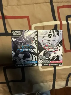 Pokemon Black Bolt and White Flare Booster Bundle Set of 2 Sealed New - Image 2