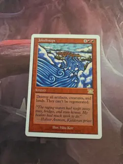 Jokulhaups Magic The Gathering MTG Sixth Edition Moderately Played MP - Image 1