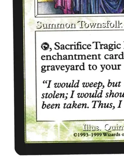 Magic The Gathering MTG Urza's Legacy ULG 1999 #24 Tragic Poet NM FOIL x1 LOT2 - Image 4