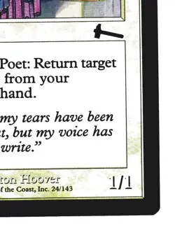 Magic The Gathering MTG Urza's Legacy ULG 1999 #24 Tragic Poet NM FOIL x1 LOT2 - Image 5