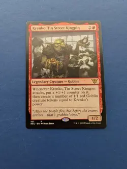 MTG Krenko, Tin Street Kingpin: Kamigawa Neon Dynasty Commander #107 – NM-MT - Image 1