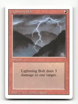 Lightning Bolt Revised Edition # Magic the Gathering - Image 1