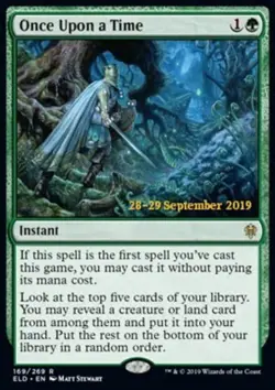 MTG Once Upon a Time - Foil Prerelease Promo, Prerelease & Release Promos, Damag - Image 1