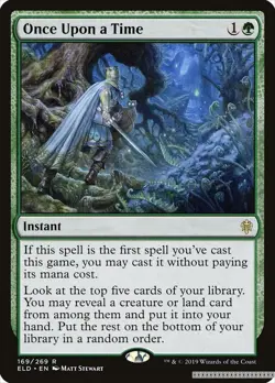 Once Upon a Time [ELD - 169] - NM [Foil] TCG MTG - Image 1