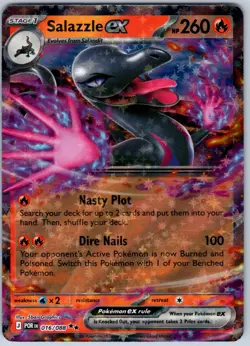 POKEMON TCG PERFECT ORDER - SALAZZLE EX 016/088 NM - Image 1