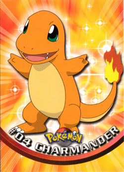 #04 Charmander LP - Pokemon Topps Series 1 - Image 1