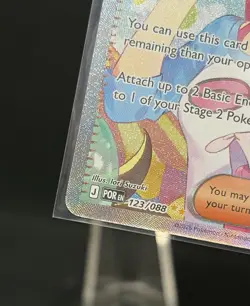 Rosa’s Encouragement 123/088 Full Art Ultra Rare Pokemon TCG Perfect Order NM - Image 2
