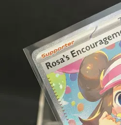 Rosa’s Encouragement 123/088 Full Art Ultra Rare Pokemon TCG Perfect Order NM - Image 3