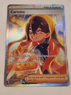 Pokemon Carmine 217/167 Sv06: Twilight Masquerade Special Illustration Rare Holo - Image 1
