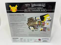 Pokemon Center 25th Anniversary Celebrations Elite Trainer Box 2021 SEALED d - Image 3