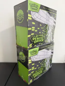 Brand New Sealed Pokemon Mega Evolution Perfect Order ETB Lot of (2), Fast Ship - Image 1