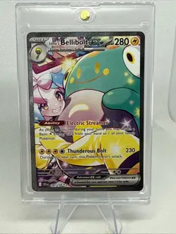 Pokemon Iono's Bellibolt EX 183/159 Sv09: Journey Together Holo Mint - Image 1