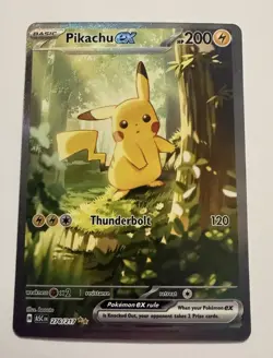 2026 Pokemon Pikachu EX 276/217 SIR Special Illustration Rare Ascended Heroes! - Image 1
