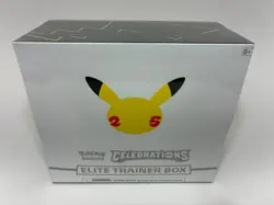 Pokemon TCG: 25th Anniversary Celebrations Elite Trainer Box (ETB) 2021 SEALED d - Image 1