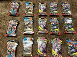 75 Pokemon Mega Evolution Sleeved Booster Packs - Image 1