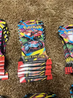 75 Pokemon Mega Evolution Sleeved Booster Packs - Image 5