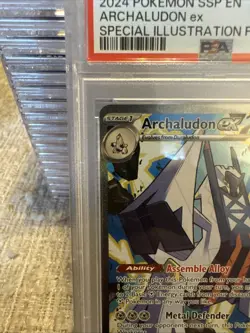 2024 Pokemon Archaludon EX Sir Surging Sparks #241 PSA 10 Gem Mint - Image 2
