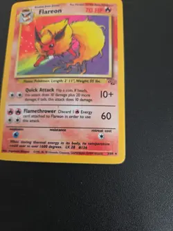 Flareon 3/64 - Pokemon TCG Jungle Set - Holo - HP - Image 2