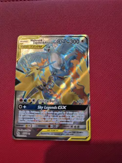 Moltres Zapdos Articuno GX Tag Team Pokemon TCG Hidden Fates Full Art 66/68 NM - Image 3