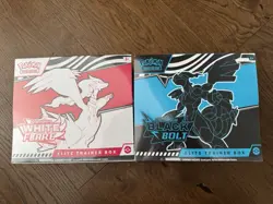 Lot of 2 - Pokemon Black Bolt and White Flare Elite Trainer Box ETB - Image 1