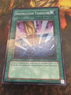 Yugioh Smashing Ground CP02 Super Rare FRENCH - Image 1