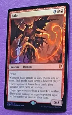 MTG Balor Commander Legends: Battle for Baldur's Gate Foil Mythic NM - Image 2