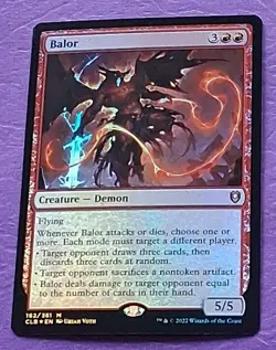 MTG Balor Commander Legends: Battle for Baldur's Gate Foil Mythic NM - Image 3
