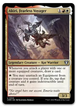 Akiri, Fearless Voyager #335 (NM) Commander Masters CMM Magic MTG - Image 1