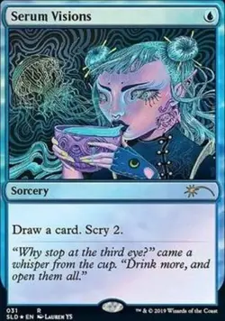 [1x] Serum Visions - Foil (031) Near Mint, English Secret Lair MTG Magic - Image 1