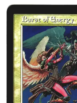 Magic The Gathering Urza's Legacy ULG 1999 #3 Burst of Energy NM FOIL x1 LOT1 - Image 2