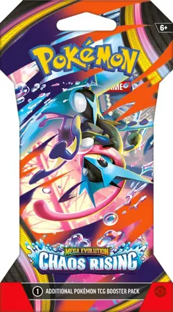Pokemon TCG ME04: Chaos Rising Sleeved Booster Pack - Sealed - PRESALE (5/22/26) - Image 1