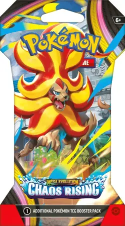 Pokemon TCG ME04: Chaos Rising Sleeved Booster Pack - Sealed - PRESALE (5/22/26) - Image 3