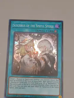 Yugioh INFO-EN060 - Susurrus of the Sinful Spoils - Super Rare - Image 2