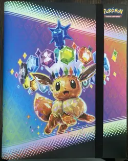 Pokemon - Prismatic Evolutions - Eevee BINDER w/Counters & Player Guide - NEW - Image 1