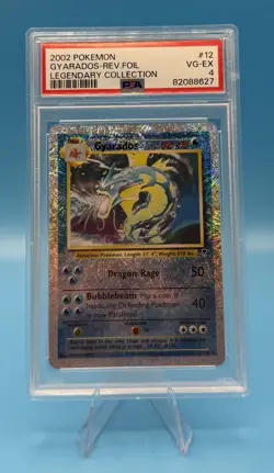 Pokemon Gyarados 12/110 Legendary Collection Reverse Holo PSA 4 - Image 2