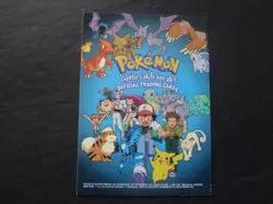 1999 Topps Pokemon Series 1 TV Animation Checklist Blue Logo NNO - Image 1