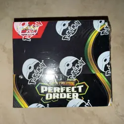 Pokemon TCG Mega Evolution Perfect Order Sealed Booster Box - Image 1