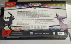 Pokemon TCG Prismatic Evolutions Premium Figure Collection New Ripped Box - Image 4
