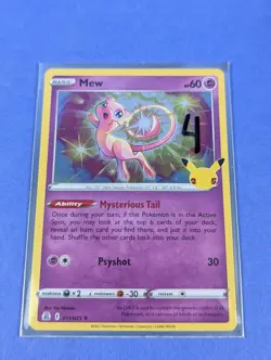 Mew - 011/025 - Holo Rare Celebrations - Pokemon Card - LP - Image 3