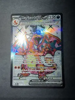 Pokemon TCG Charizard EX SV03 Obsidian Flames 215/197 Full Art Secret Rare - Image 2