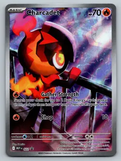 Pokemon TCG Charcadet MEP 022 - Mega Evolution Black Star Promo - NM OPENED - Image 1