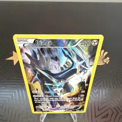 Pokemon Dialga XY77 Full Art Holo Promo Basic Card 120HP XY Set - Image 2