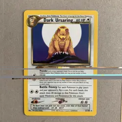 Pokemon TCG Dark Ursaring Neo Destiny 21/105 Regular Rare LP - Image 1