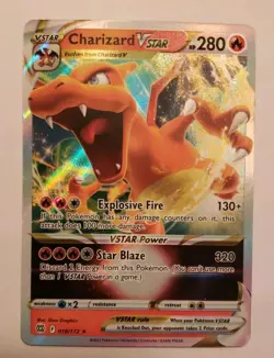 Charizard VSTAR 18/172 Brilliant Stars Holo Ultra Rare Pokemon TCG - Image 2