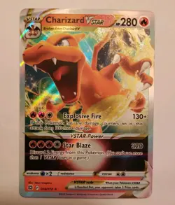 Charizard VSTAR 18/172 Brilliant Stars Holo Ultra Rare Pokemon TCG - Image 3