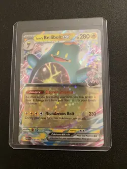 Pokemon Iono's Bellibolt Ex 070/217 Ascended Heroes w/ Top Loader - Image 1